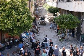 Civil Defense Building Attacked By Israeli Army - Lebanon