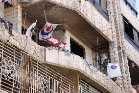 Civil Defense Building Attacked By Israeli Army - Lebanon