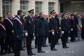 Tribute To The Victims Of The Attack On October 3, 2019 - Paris