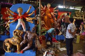 Durga Puja Preparation In India