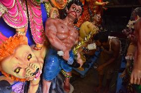 Durga Puja Preparation In India