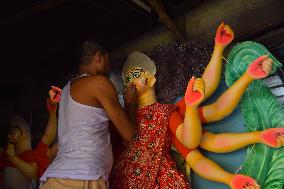 Durga Puja Preparation In India