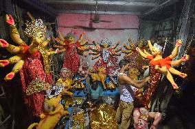 Durga Puja Preparation In India