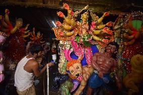 Durga Puja Preparation In India