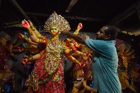 Durga Puja Preparation In India