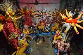 Durga Puja Preparation In India