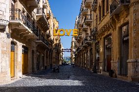 Downtown Beirut Empty Streets - Beirut