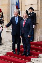 PM Barnier Receives Armenia Counterpart - Paris