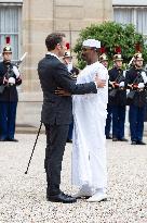 French President Welcomes Chad's President - Paris