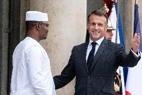 French President Welcomes Chad's President - Paris