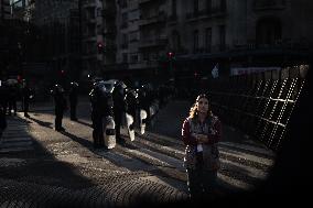 March From The National Congress To The Plaza De Mayo Against The Veto Of The University Budget Announced By President Javier Mi