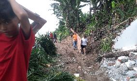 Laltong Village- Water Level Rise In Teesta River