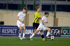 Valletta FC v Honka FC - UEFA Youth League 2024-25