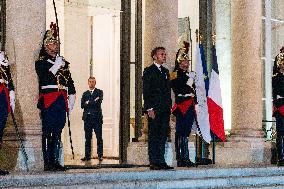 Benin’s President Patrice Talon At The Elysee - Paris