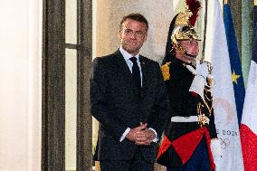 Benin’s President Patrice Talon At The Elysee - Paris