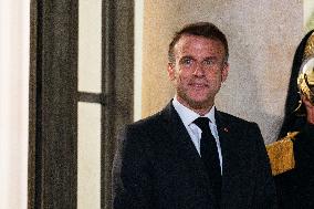 Benin’s President Patrice Talon At The Elysee - Paris