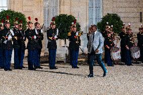 Benin’s President Patrice Talon At The Elysee - Paris