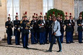 Benin’s President Patrice Talon At The Elysee - Paris