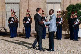 Benin’s President Patrice Talon At The Elysee - Paris