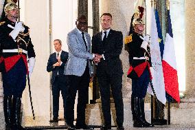 Benin’s President Patrice Talon At The Elysee - Paris