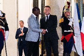 Benin’s President Patrice Talon At The Elysee - Paris