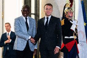 Benin’s President Patrice Talon At The Elysee - Paris