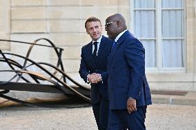 Congolese President Tshisekedi At The Elysee - Paris