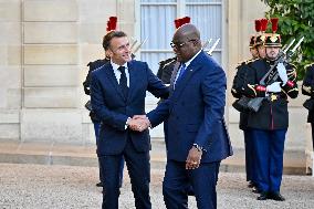 Congolese President Tshisekedi At The Elysee - Paris