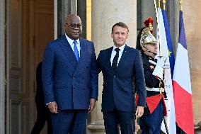 Congolese President Tshisekedi At The Elysee - Paris