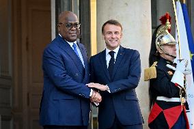 Congolese President Tshisekedi At The Elysee - Paris