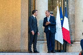 Chad’s President Idriss Deby At The Elysee - Paris