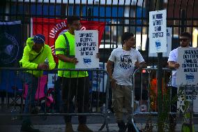 Protest In Brooklyn, New York