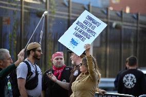 Protest In Brooklyn, New York