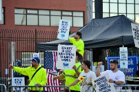 Protest In Brooklyn, New York