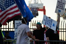 Protest In Brooklyn, New York