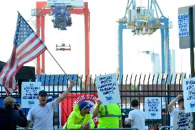 Protest In Brooklyn, New York