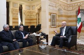 PM Mikati Meets Iranian FM Araghchi - Beirut