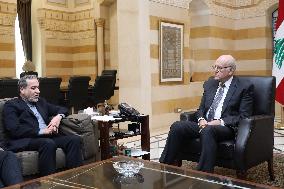 PM Mikati Meets Iranian FM Araghchi - Beirut