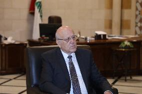 PM Mikati Meets Iranian FM Araghchi - Beirut