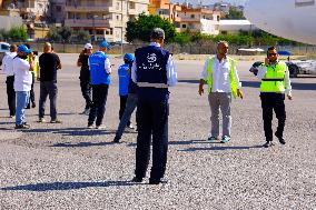 WHO Aid Arrives In Beirut