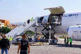 WHO Aid Arrives In Beirut