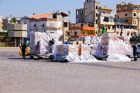 WHO Aid Arrives In Beirut