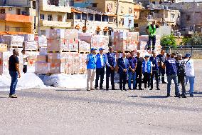 WHO Aid Arrives In Beirut