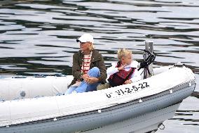 Infanta Margarita Enjoys A Day At Sea With Her Family - Sanxenxo