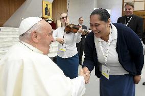 Pope Francis At The Synod of Bishops - Vatican