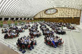 Pope Francis At The Synod of Bishops - Vatican