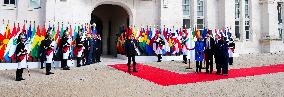 Justin Trudeau is welcomed to the Francophonie Summit