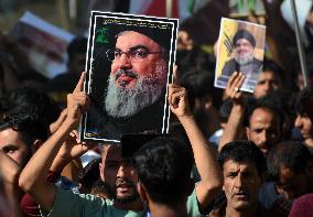 Anti Israel Protest In Kashmir