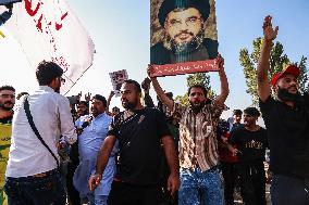 Anti Israel Protest In Kashmir