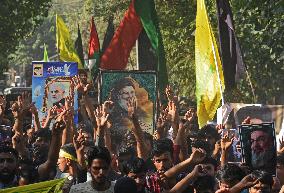 Anti Israel Protest In Kashmir